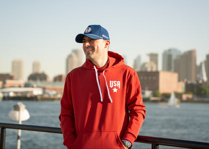 The Red USA Star Hoodie