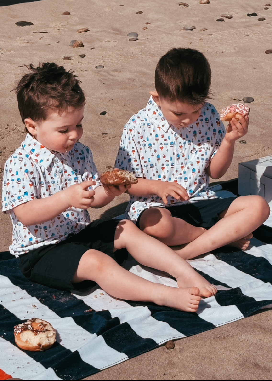 Kids American Summer Ice Cream And Popsicles Polo