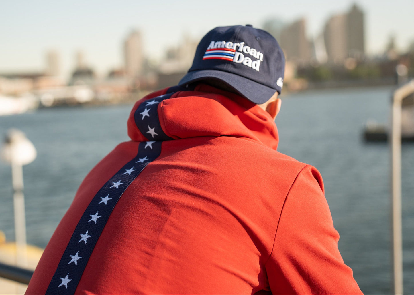 The Red USA Star Hoodie