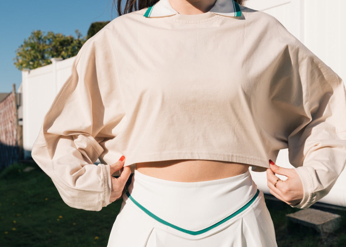 The Back Nine Cropped Lonnnnng Sleeve