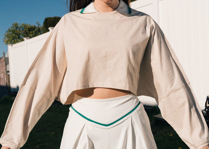 The Back Nine Cropped Lonnnnng Sleeve