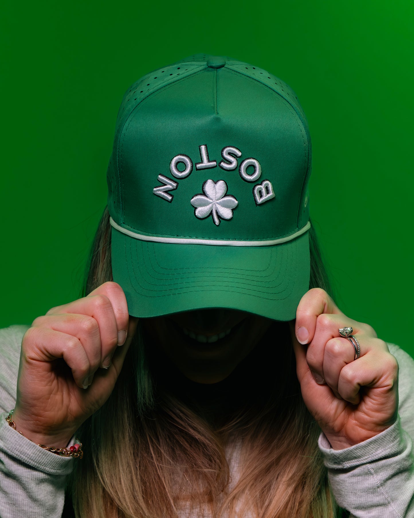 Southie Shamrock Boston Hat
