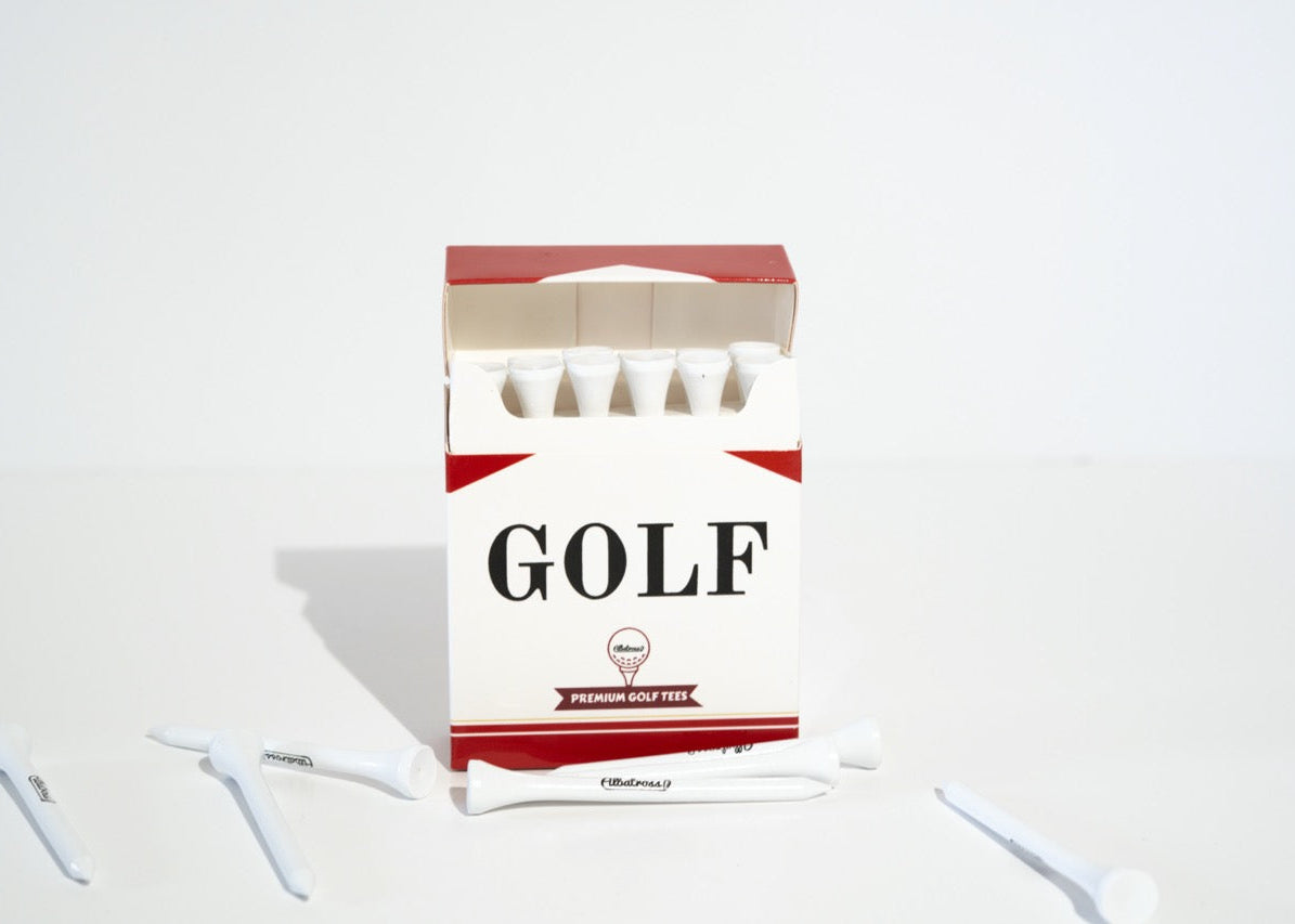 10 Pack - White Golf Tees