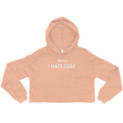 crop hoodie peach